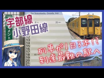 宇部線・小野田線で海の見える駅に全部行ってみた【双葉湊音のうみえき#15】