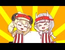 【手描き】ホロナルドその１０、楽しそうに研修を受けるわためとお嬢【さくらみこ／百鬼あやめ／角巻わため／大神ミオ／猫又おかゆ／ホロライブ／切り抜き動画】