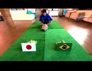 いよいよ決勝トーナメント！　日本は強豪ブラジルと激突！　前回結果を的中させたリクガメが勝敗を大胆予想！