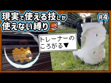 【ポケモン】現実で使える技しか使ってはいけない縛り（Part④）