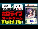 《46枚/日｜ホロカ｜6月30日》＜50円以上騰落＞ 買取相場 #ホロライブカード