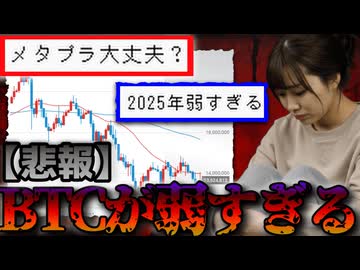 BTC8万6000ドル割れで仮想通貨が弱すぎる・・・。当然下落するメタプラネットにホルダーの断末魔が止まらない【ずんだもん解説】2025/12/17