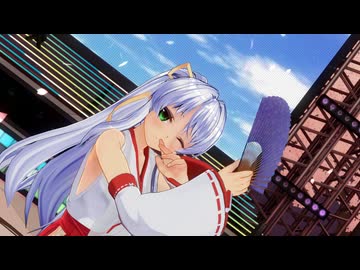 【COM3D2】巫女衣装な月のお姫様で「さくらうららか、はらひらり」
