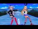 【MMD艦これ】島風＆天津風で「オツキミリサイタル」