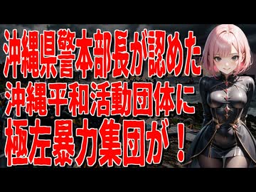 【沖縄県警が遂に断言】沖縄県警本部長が認めた反基地運動に極左暴力集団が完全潜入している衝撃事実【沖縄の闇】