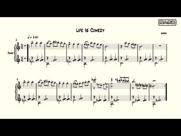 【トリッカルBGM】Life Is Comedy【ピアノアレンジ】