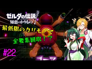 【節約主義者の苦難】ゼルダの伝説 知恵のかりもの 最低限カリモノで全回収VOICEROID実況プレイ 22話