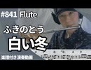 ふきのとう「白い冬」をフルートで演奏 楽譜 コード 付き演奏動画
