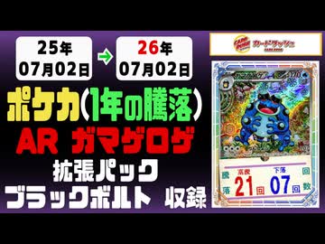 365日/年｜ガマゲロゲ AR ブラックボルト｜25-26年7月2日》買取相場