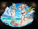 千年戦争アイギス 真夏の風雷クーコ＆レミィ【通常スキル×覚醒スキル】