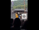 ホモと見る舞台でマスクと戦うベジータ
