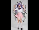 青いやつ壁破壊【ネコミミストレス解消】映像□｜家の壁｜#ネコミミ #ai動画 #壁 #ai #しゅうGAチャンネル