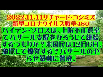 【2022年11月11日 ：『 リチャード・コシミズ「 Internet Lecture 」｟ 新型コロナウイルス戦争 ４８０ ｠｟ RK LIVE ｠｟ 改良版 ｠』】
