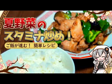 【VOICEROIDキッチン】 紲星あかりは夏野菜が食べたい 【キッチンキズナ】