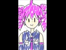 ５歳児が描いた感じのクレヨン重音テトくん【１０８０p】【６０fps】