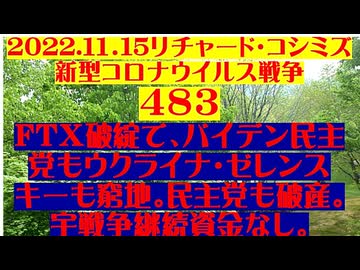 【2022年11月15日 ：『 リチャード・コシミズ「 Internet Lecture 」｟ 新型コロナウイルス戦争 ４８３ ｠｟ RK LIVE ｠｟ 改良版 ｠』】