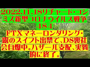 【2022年11月18日 ：『 リチャード・コシミズ「 Internet Lecture 」｟ 新型コロナウイルス戦争 ４８４ ｠｟ RK LIVE ｠｟ 改良版 ｠』】