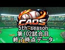 CAOSリーグ　5th season 102試合終了データ