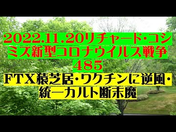 【2022年11月20日 ：『 リチャード・コシミズ「 Internet Lecture 」｟ 新型コロナウイルス戦争 ４８５ ｠｟ RK LIVE ｠｟ 改良版 ｠』】