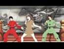 銀金の真秀・佐保彦・真若王でIRIS OUTを踊ってもらいました