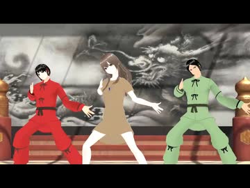 銀金の真秀・佐保彦・真若王でIRIS OUTを踊ってもらいました