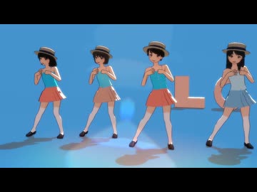 ミニスカビスチェ小学生モデル配布