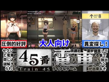 [Train45/45番電車]世界中で人気爆発！？steamで発売した8番ライクゲームがヤバすぎたｗ[大人向け同人ゲーム紹介#302]