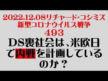 【2022年12月08日 ：『 リチャード・コシミズ「 Internet Lecture 」｟ 新型コロナウイルス戦争 ４９３ ｠｟ RK LIVE ｠｟ 改良版 ｠』】