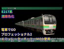 【エミュレータ、チート、MOD使用 電車でGO プロフェッショナル2】湘南新宿ライン　E217系湘南色プレイ動画