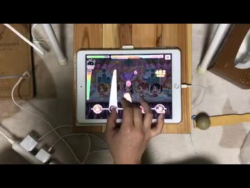 【デレステ】　ゴキゲンParty Night(キュート)　（片手フルコンボ）MAS