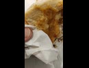 KFCのオリジナルチキン1ピースを食す②