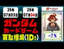 《39枚/日｜ガンダムカード｜ 7月4日》＜200円以上騰落＞ 買取相場 #ガンダムカードゲーム