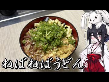 【ねばねばうどん】うさぎごはん#34
