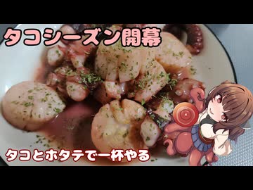 きりたんの釣果酒肴禄　タコ釣りシーズン開幕したので去年のタコで酒を呑む