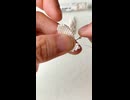 白いハートモチーフを編んでみた【ハンドメイド】