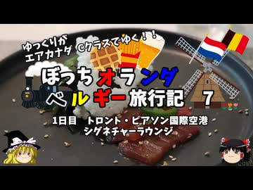 【ゆっくり】オランダベルギー旅行記　7　トロント空港　シグネチャーラウンジ