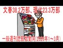 【動画News】文春38.2万部、現代23.3万部…一般週刊誌部数動向(2026年1～3月)(2026/07/06)