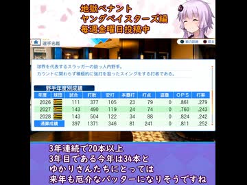 ここが地獄だよゆかりさん！ヤングベイズターズ編他球団助っ人紹介！