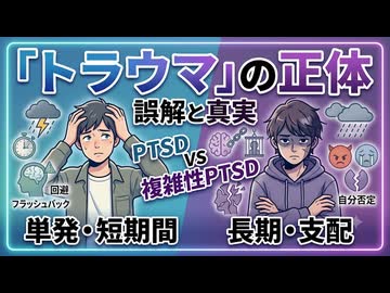 テレビやSNSで耳にする「トラウマ」の正しい意味と、PTSD・複雑性PTSDの解説