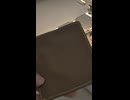 エプロンと共布でコースター　#ニコニコショート