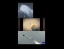 ICBMをビーム照射で撃墜するUFO