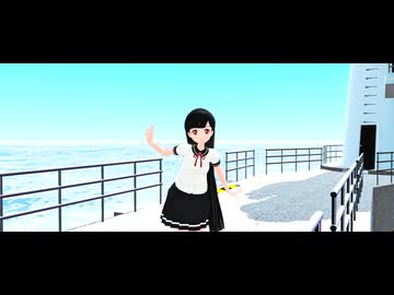 【MMD】ものべいろは　灯台ステージ　悲しみは水のよう　sdPBR480　0707_1