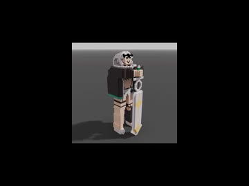 クロワちゃん3D回転