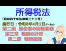 聴いて覚えて。音読します！　所得税法　第二編　居住者の納税義務 第三章　税額の計算 第二節　税額控除　を『VOICEROID2 桜乃そら』さんが音読します（施行日 令和8年4月1日　バージョン）