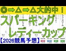 【競馬予想】2026「スパーキングレディーカップ(JpnⅢ)」