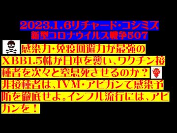 【2023年01月06日 ：『 リチャード・コシミズ「 Internet Lecture 」｟ 新型コロナウイルス戦争 ５０７ ｠｟ RK LIVE ｠｟ 改良版 ｠』】
