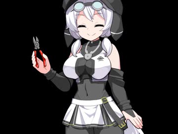 揺れる模型娘のもち子さん【YMM4vsAE】