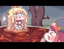 マグマが重くて足が抜け出せなくて泣いてしまった妖精の女王GB+使用例