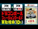 《80枚/日》｜【フュージョンワールド】｜7月8日 ＜500円以上騰落＞ 買取相場 #ドラゴンボール