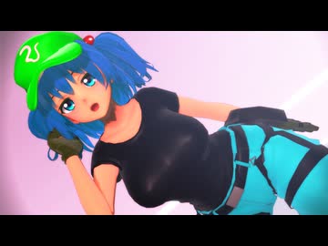 【東方MMD】河城にとりが踊る「WANNABE」【Touhou】